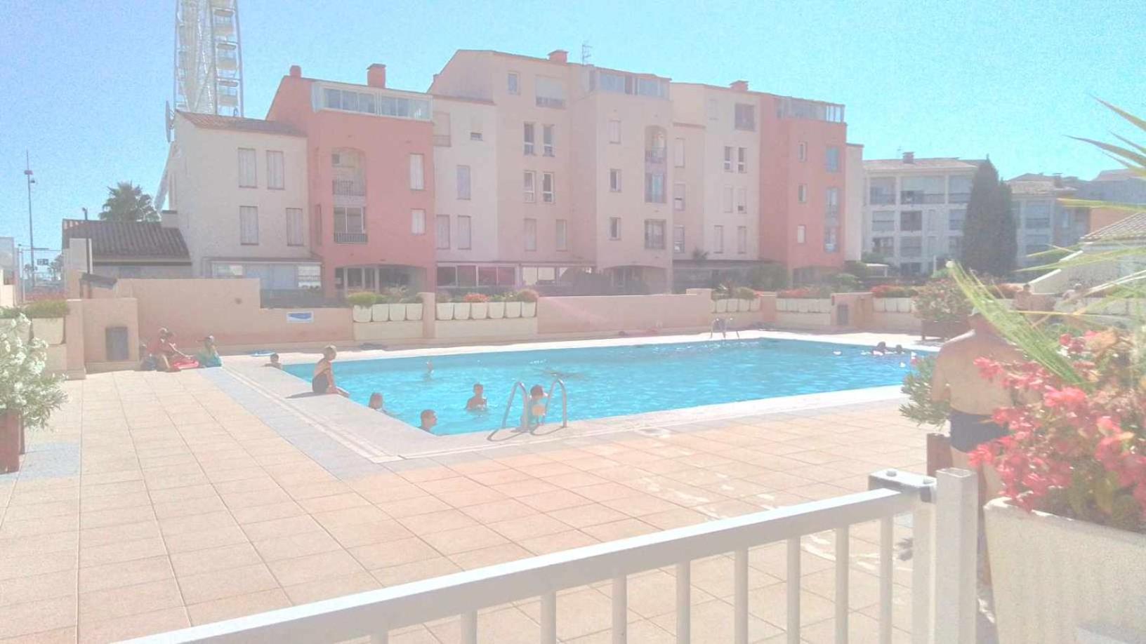 Grand T3 Piscine, Garage Centre Port Leilighet Agde Eksteriør bilde